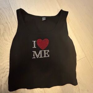 Bedazzled tank top